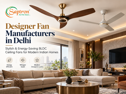 Designer Fan Manufacturer in Delhi – BLDC & Decorative Ceiling Fans