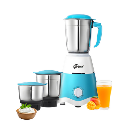 SAPTRON 3 Jar Mixer Grinder (Blue)