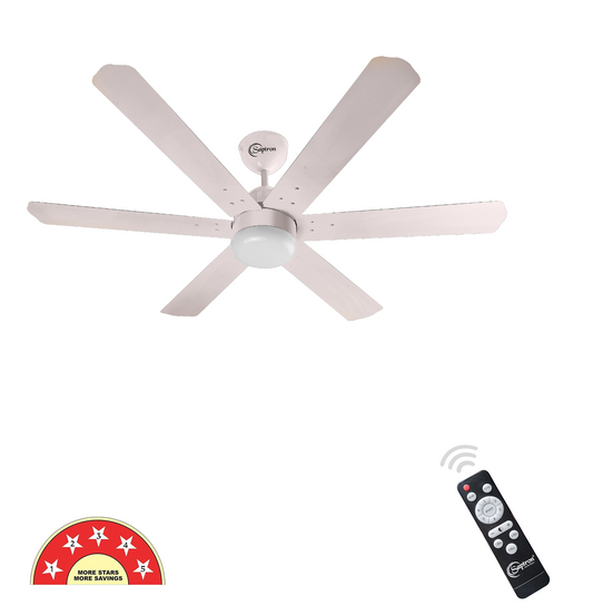 SAPTRON  HUNTER-X BLDC Ceiling Fan 1200 mm 6‑Blade (5 Star | Royal Grey| Pack of 1) with 2 Years Warranty