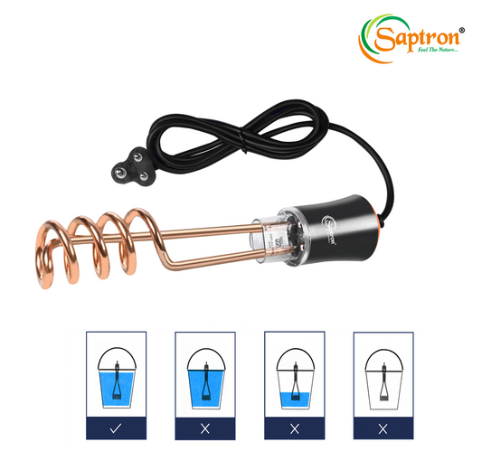 SAPTRON Immersion Water Heater Rod – Fast Heating & Shockproof Design.