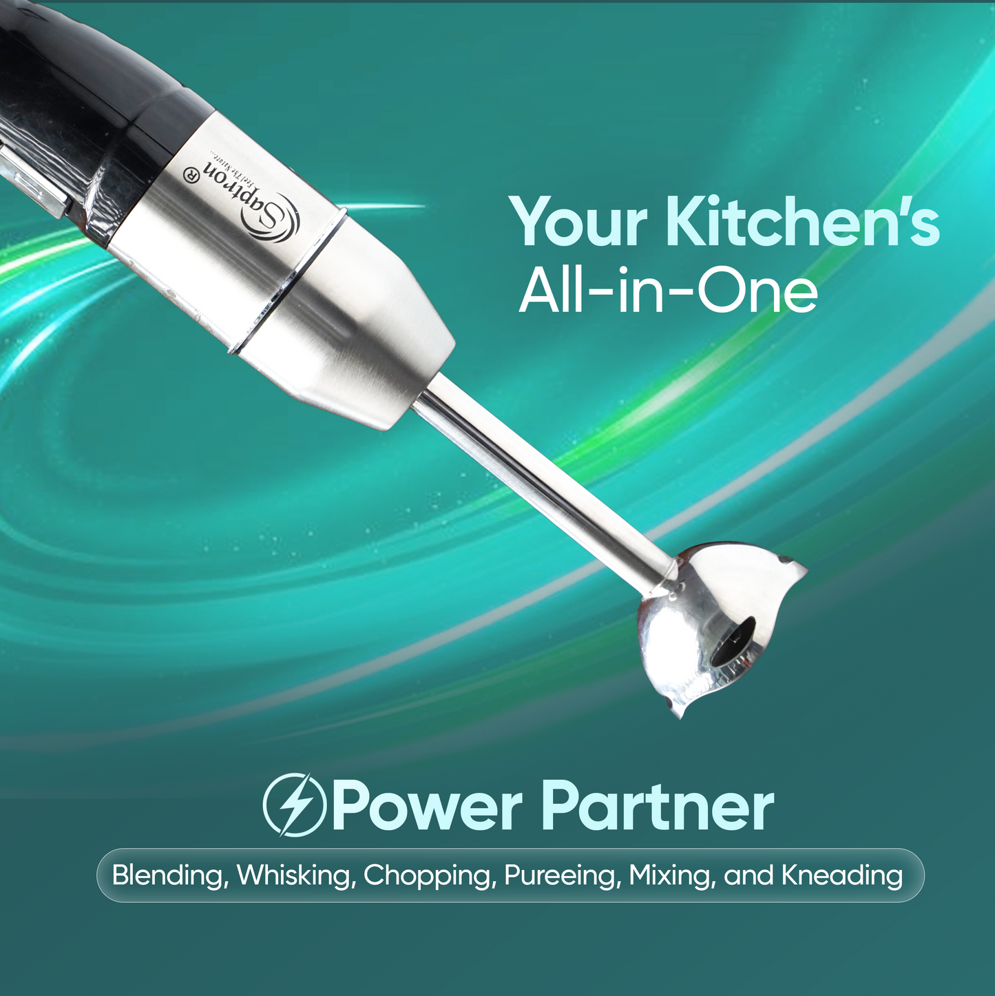 Hand Blender. Smooth Control. Powerful 1000W Performance.