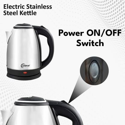 SAPTRON Insta Boil Pro Multi Cooker Electric Kettle (1.5 L, Silver)