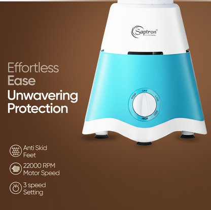 SAPTRON 4 Jar Mixer Grinder (Blue)
