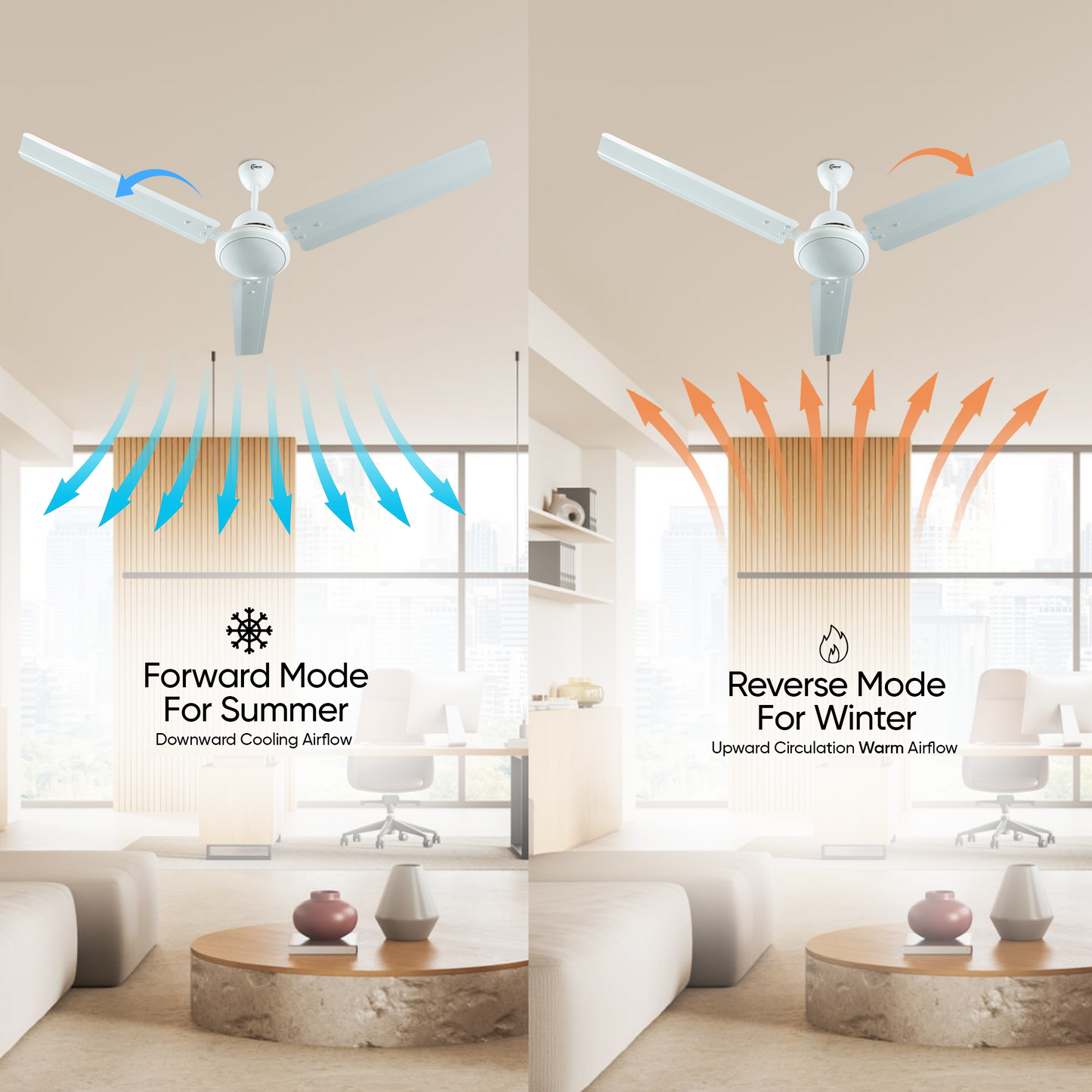 SAPTRON Amaze BLDC Motor with Remote Ceiling Fan 1200 mm 3‑Blade (5 Star | White | Pack of 1) with 2 Years Warranty