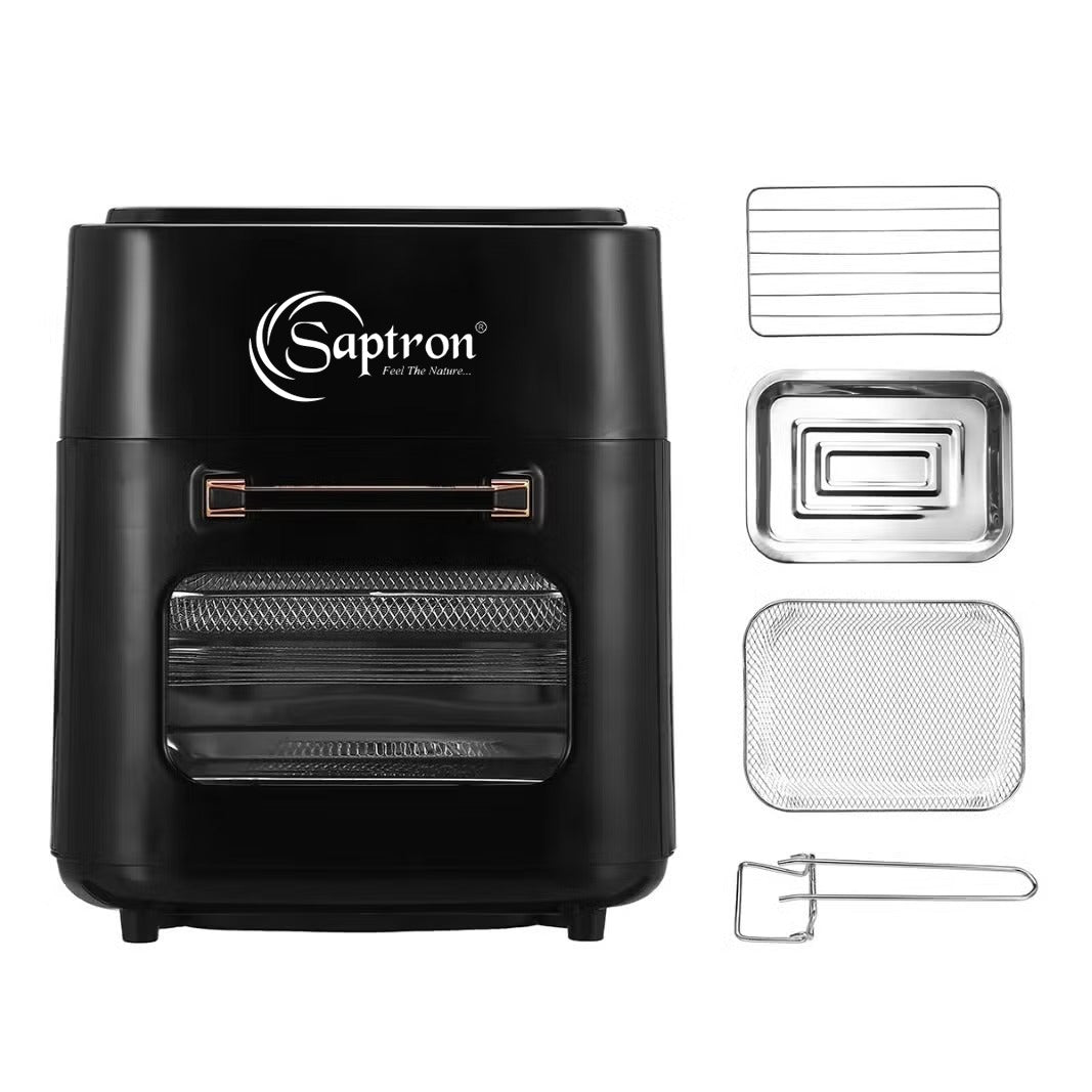 Saptron 15L Air Fryer Oven with Touch Preset Menu | 2000W Oil-Free Cooking |